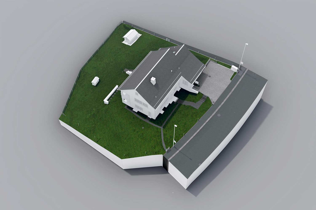 Gebäudevermessung, 3D-Grundstück, HMQ AG