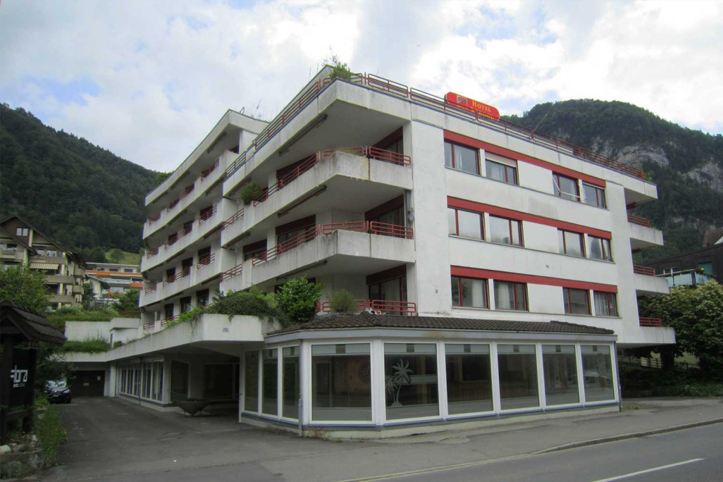 Hotel Flora in Vitznau, Gebäudevermessung, HMQ AG